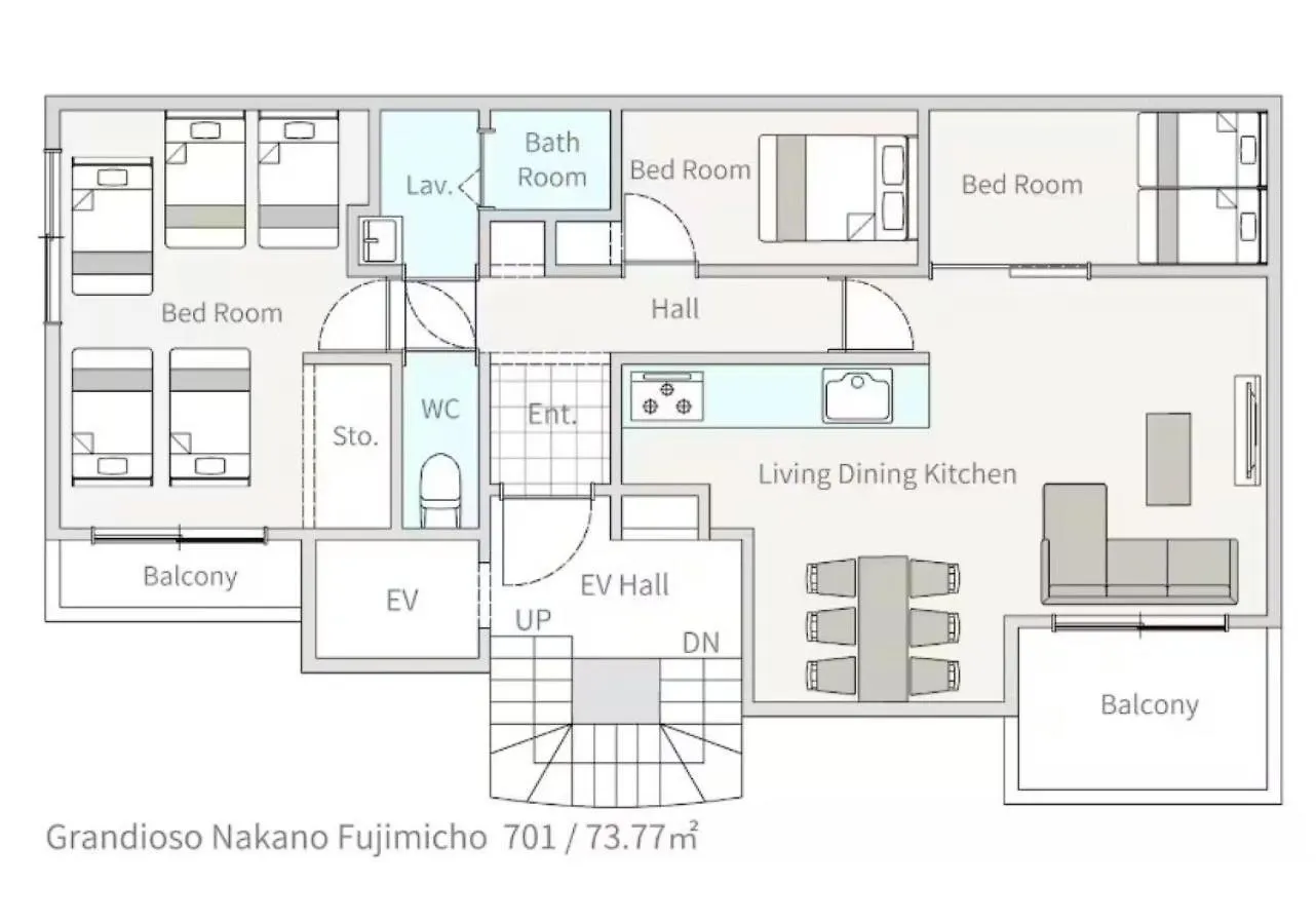 グランディオーソ中野 Apartment Tokyo Japan